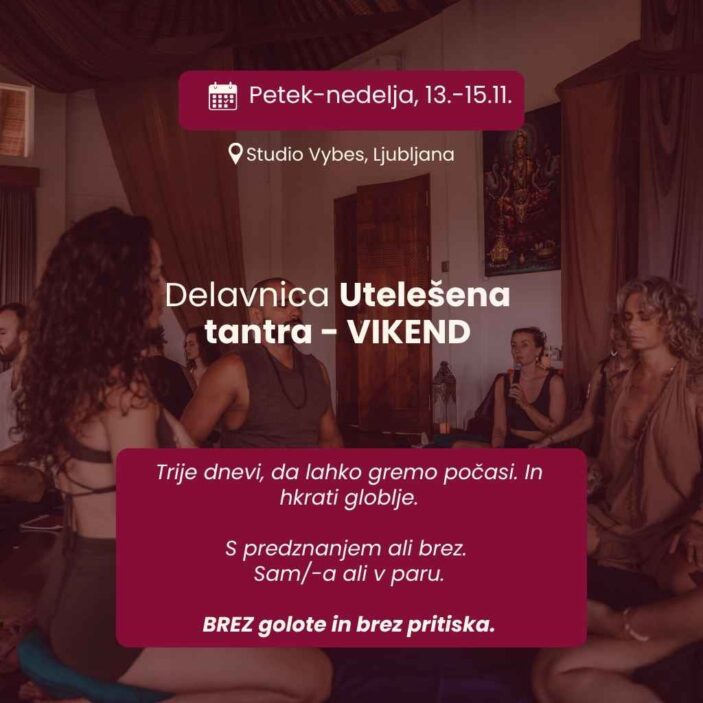 utelešena tantra vikend november 2026 delavnica